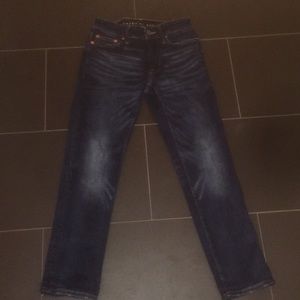 Navy American Eagle slim straight jeans size 26x28